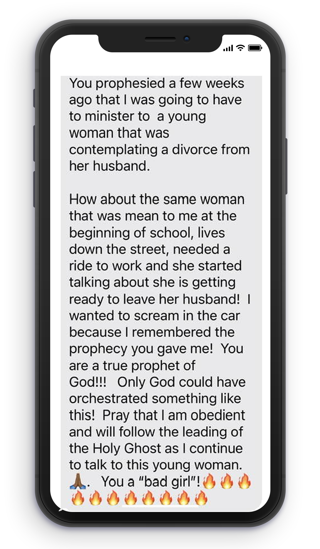 Mother-Testimonial